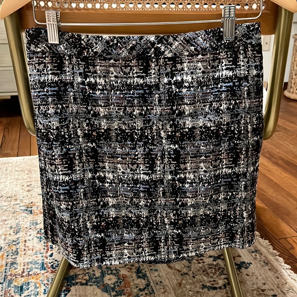 Jcrew tweed mini skirt